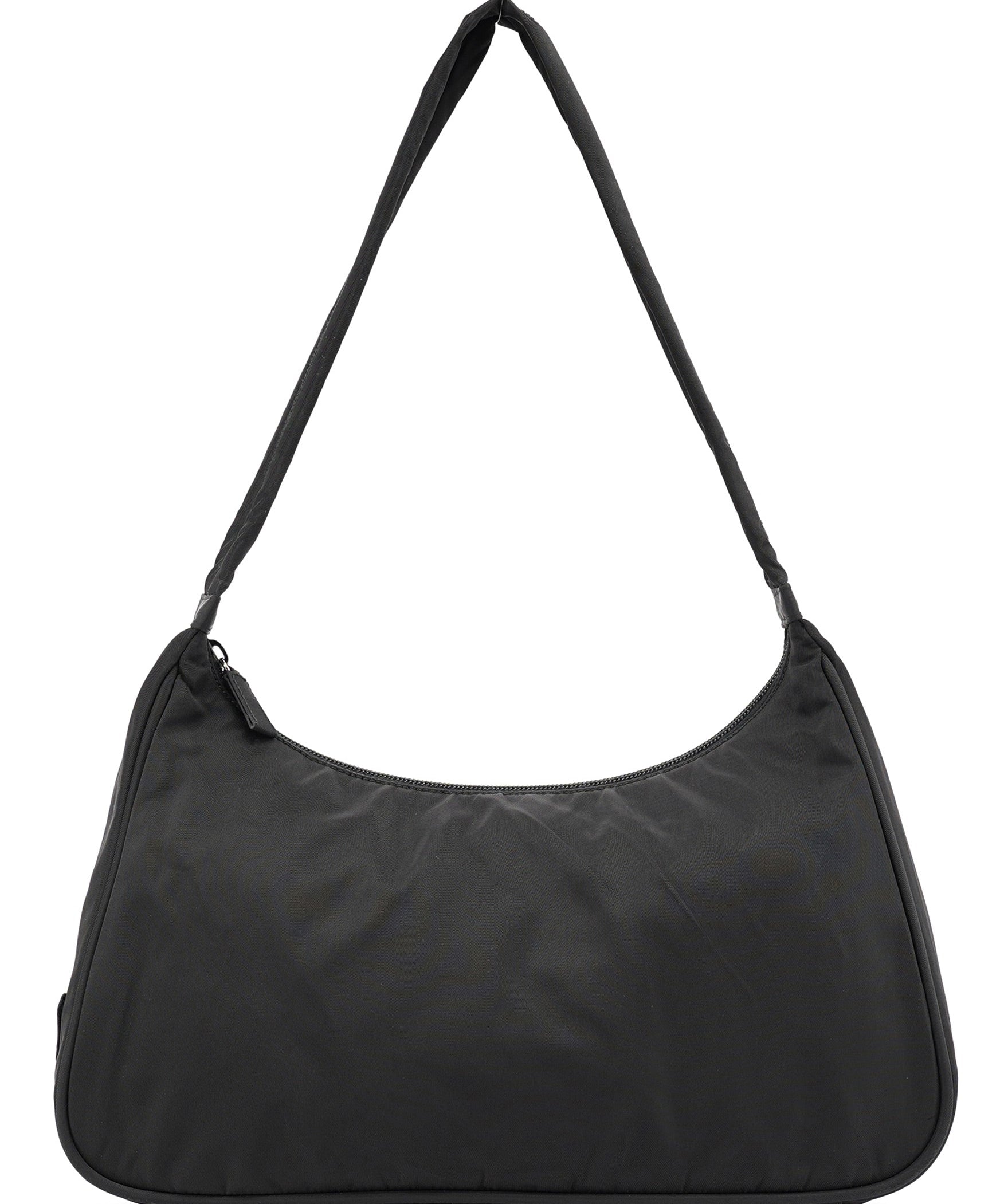 Prada Black Tessuto Hobo Shoulder Bag