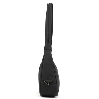 Prada Black Tessuto Hobo Shoulder Bag