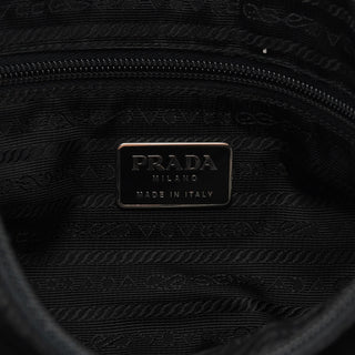 Prada Black Tessuto Hobo Shoulder Bag