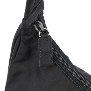 Prada Black Tessuto Hobo Shoulder Bag