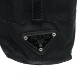 Prada Black Tessuto Impuntu Chain Tote Bag