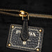 Prada Black Tessuto Knot Leather Handle Bag