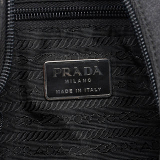 Prada Black Tessuto Leather Shoulder Bag