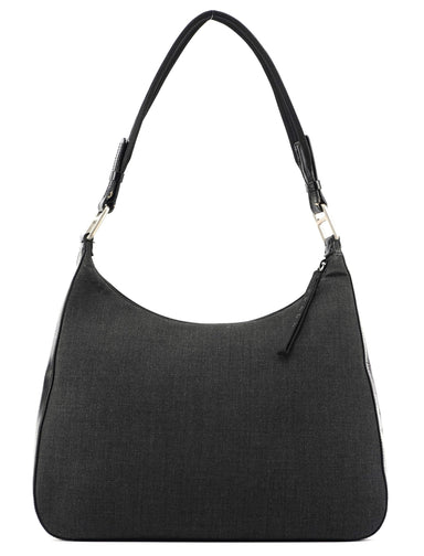 Prada Black Tessuto Leather Shoulder Bag