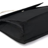 Prada Henkeltasche Tessuto Metal aus schwarzem Nylon