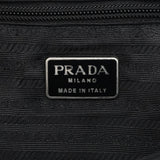 Prada Henkeltasche Tessuto Metal aus schwarzem Nylon