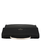 Prada Henkeltasche Tessuto Metal aus schwarzem Nylon