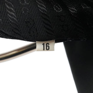 Prada Black Tessuto Metal Nylon Tote Bag