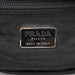 Prada Black Tessuto Metal Shoulder Bag