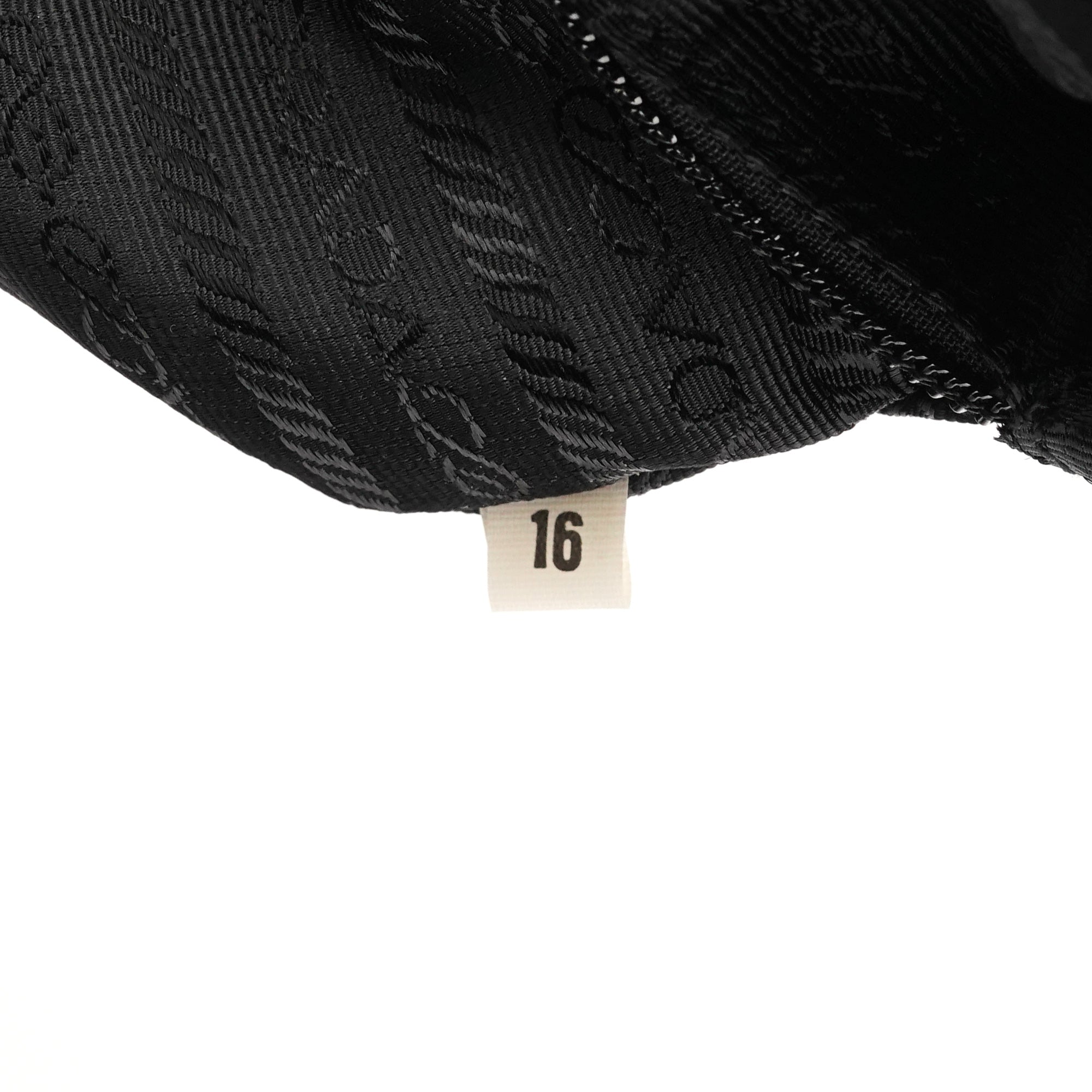 Prada Black Tessuto Metal Top Handle Bag