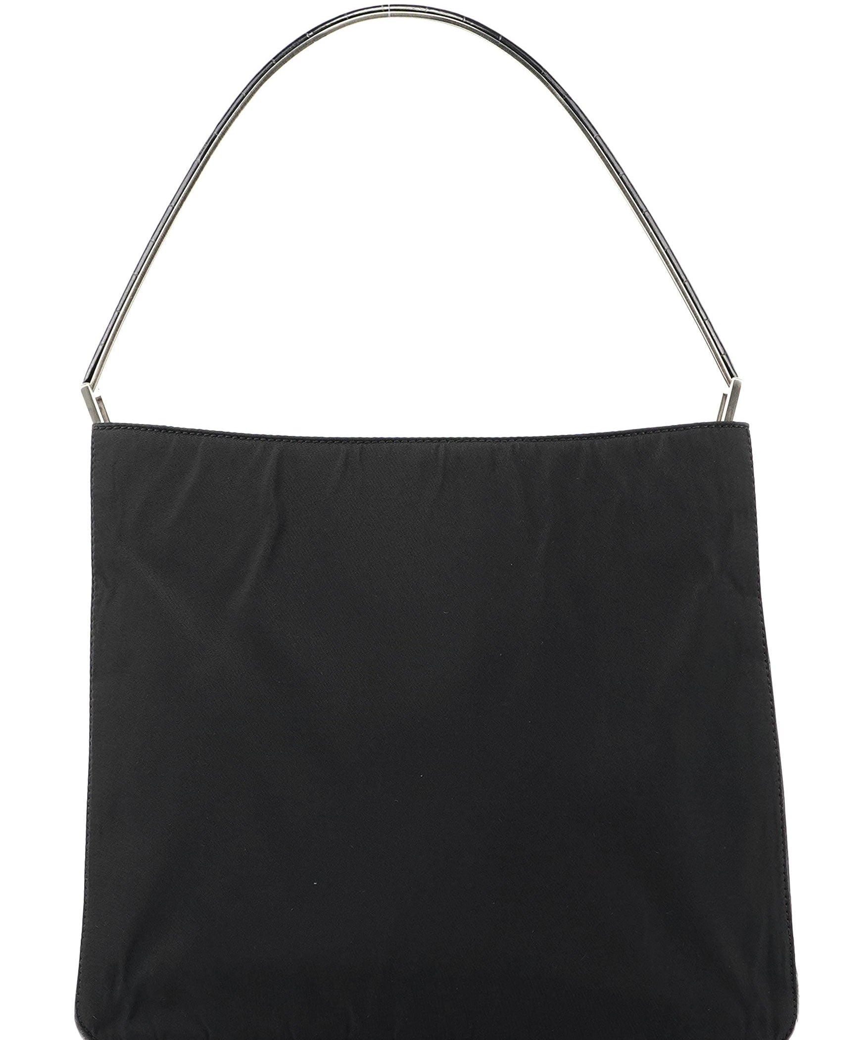 Prada Black Tessuto Metallo B8434