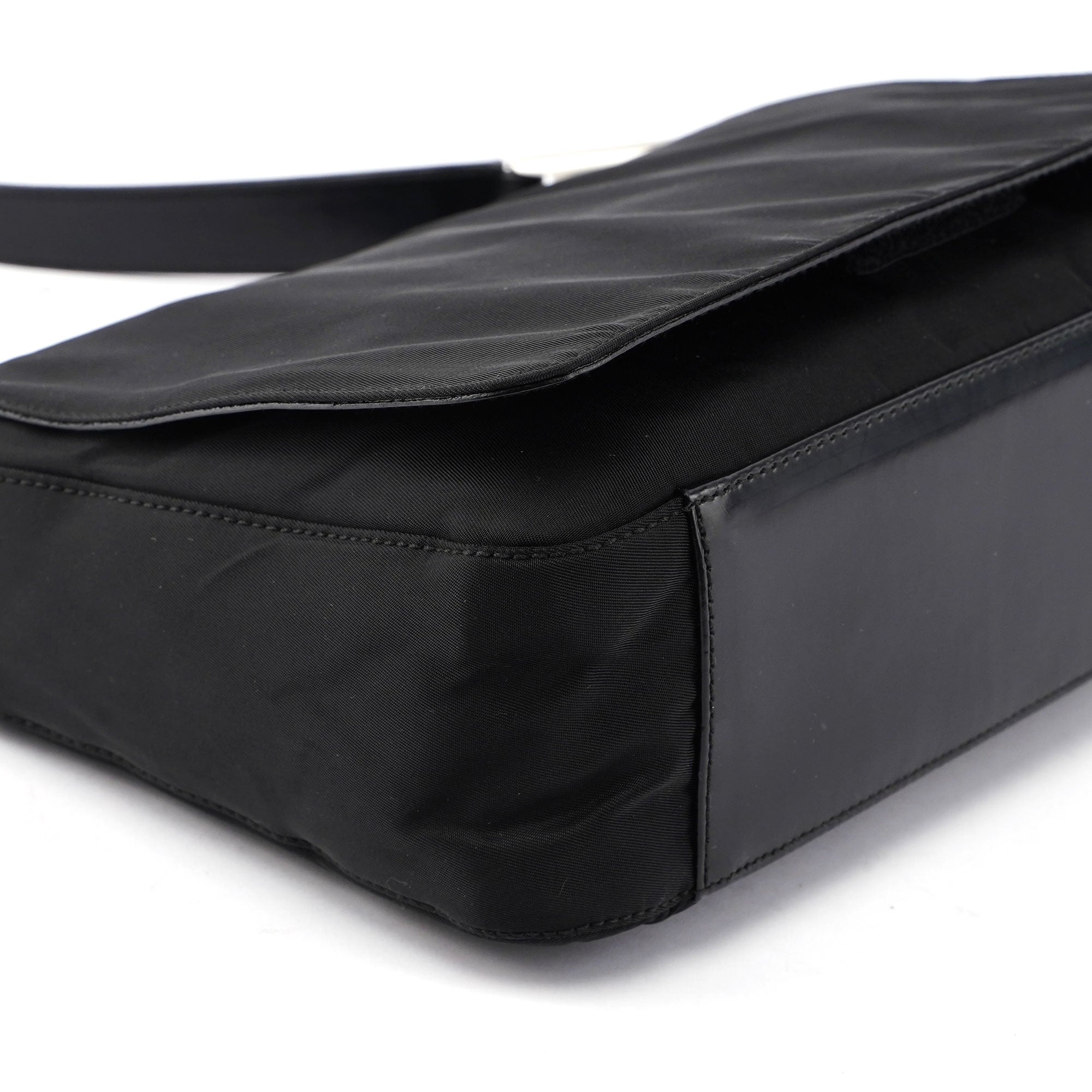 Prada Sac hobo Tessuto Metallo en nylon noir