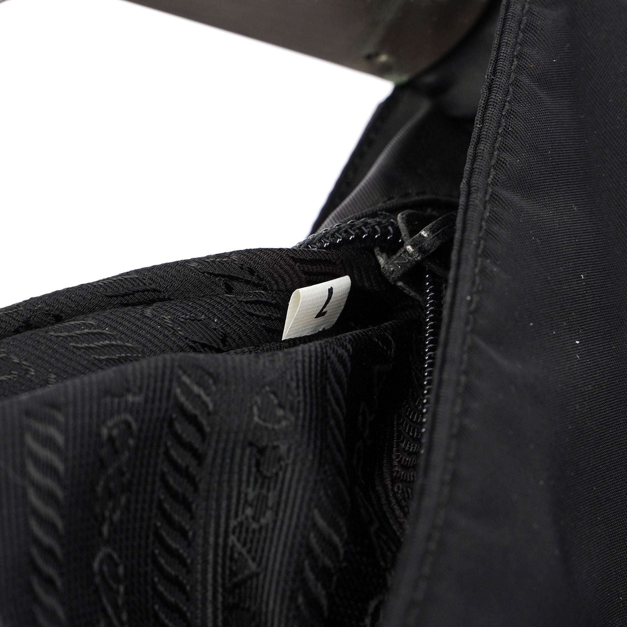 Prada Sac hobo Tessuto Metallo en nylon noir