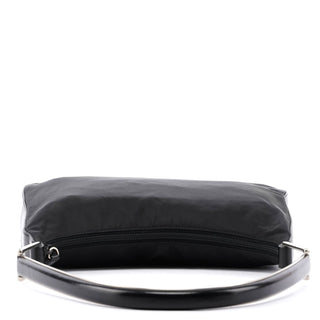 Prada Black Tessuto Metallo Shoulder Bag