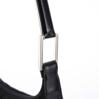 Prada Black Tessuto Metallo Shoulder Bag