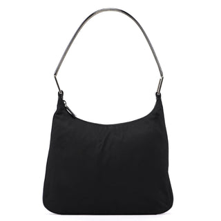 Prada Black Tessuto Metallo Shoulder Bag