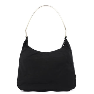 Prada Black Tessuto Metallo Shoulder Bag