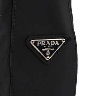 Prada Black Tessuto Metallo Shoulder Bag