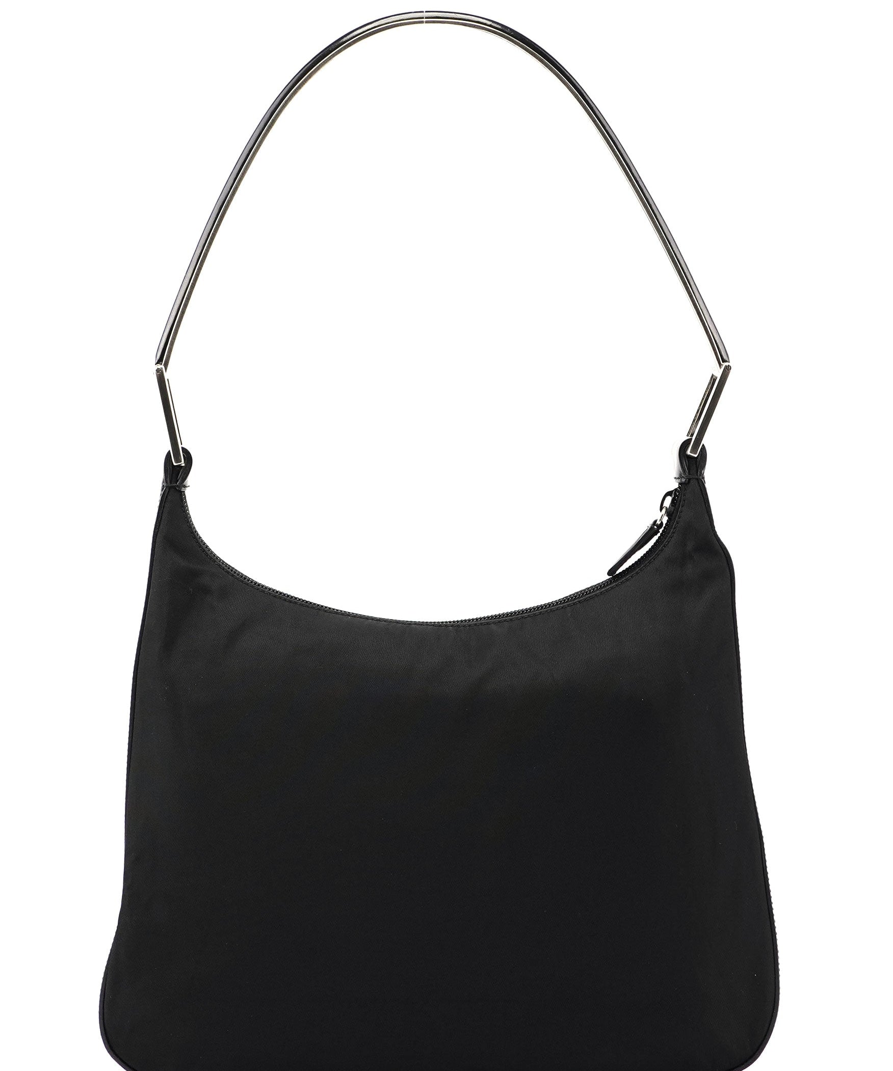 Prada Black Tessuto Metallo Shoulder Bag