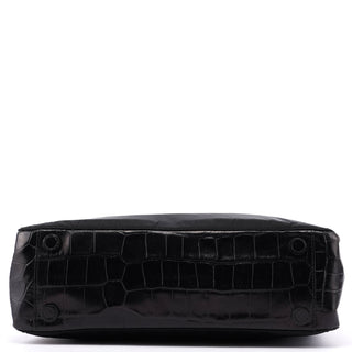 Prada Black Tessuto Metallo Shoulder Bag