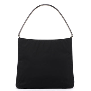 Prada Black Tessuto Metallo Shoulder Bag