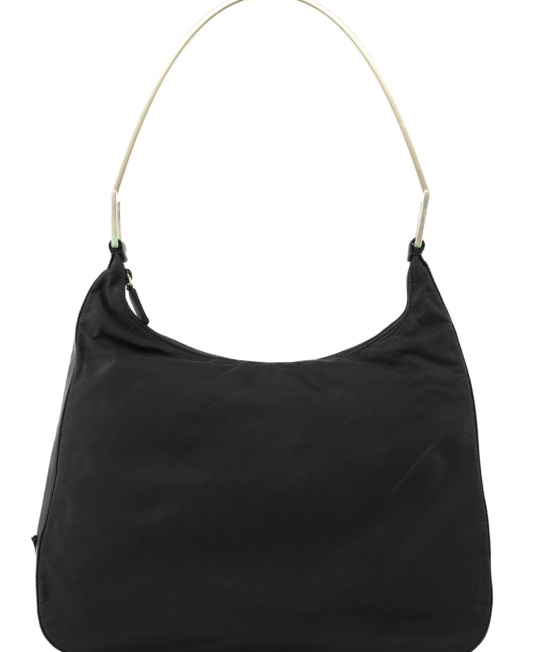 Prada Black Tessuto Metallo Shoulder Bag