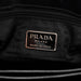 Prada Black Tessuto Metallo Shoulder Bag