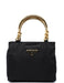 Prada Black Tessuto Metallo Tote