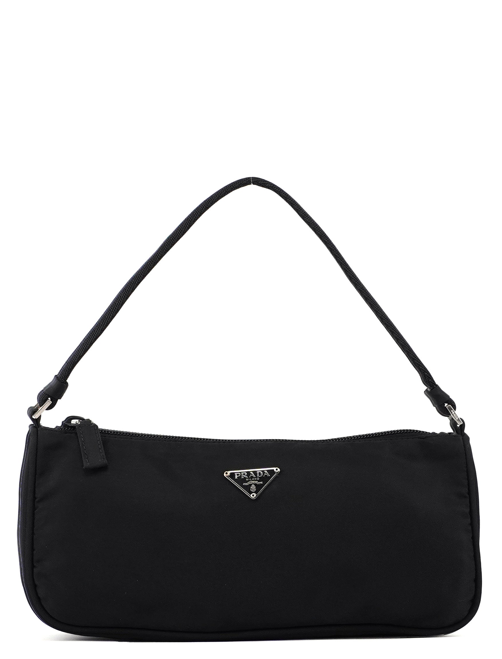 Prada Black Tessuto Mini Hobo