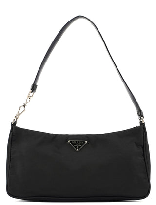 Prada Black Tessuto Mini Hobo