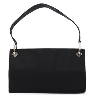 Prada Black Tessuto Mini Hobo Bag