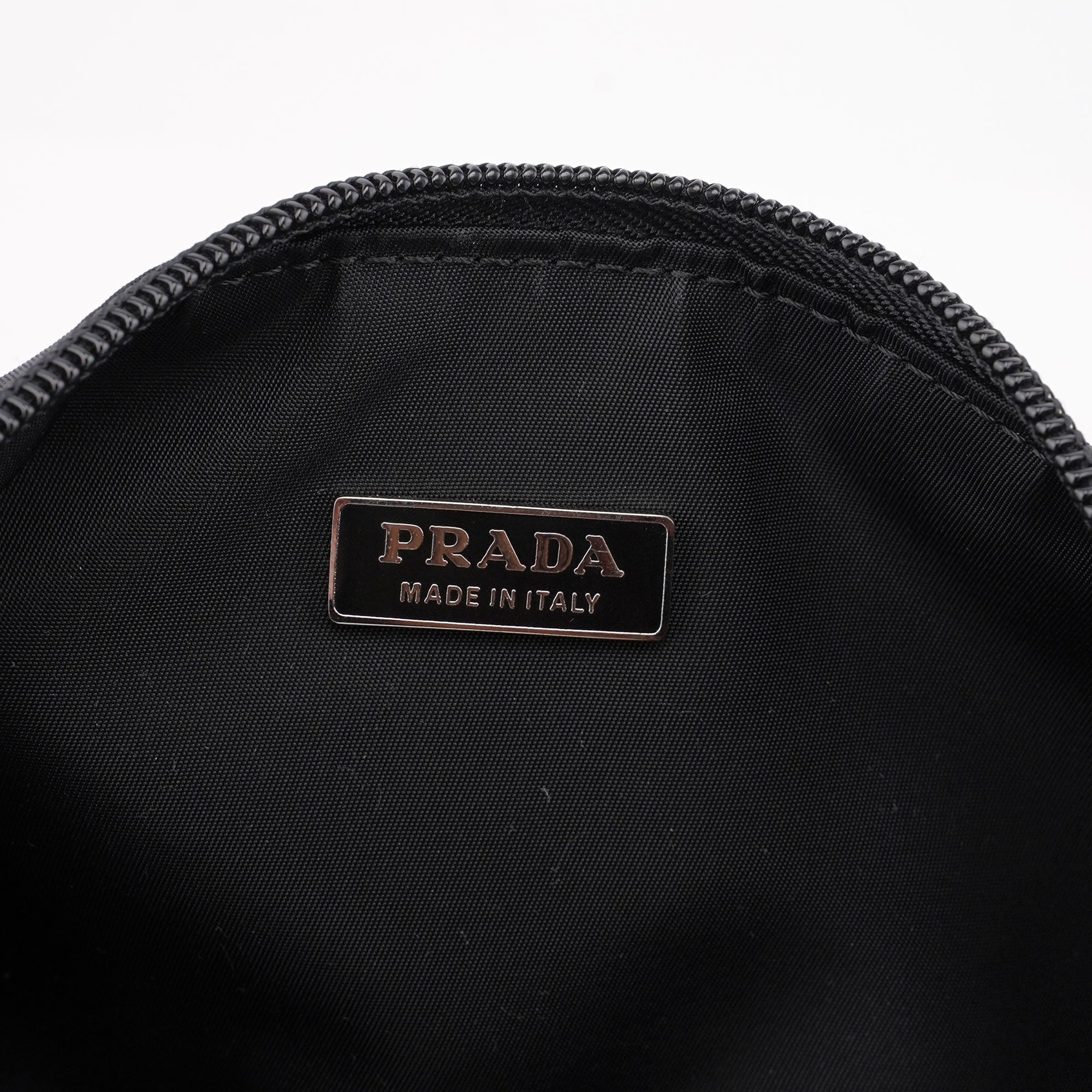 Prada Black Tessuto Mini Hobo Bag