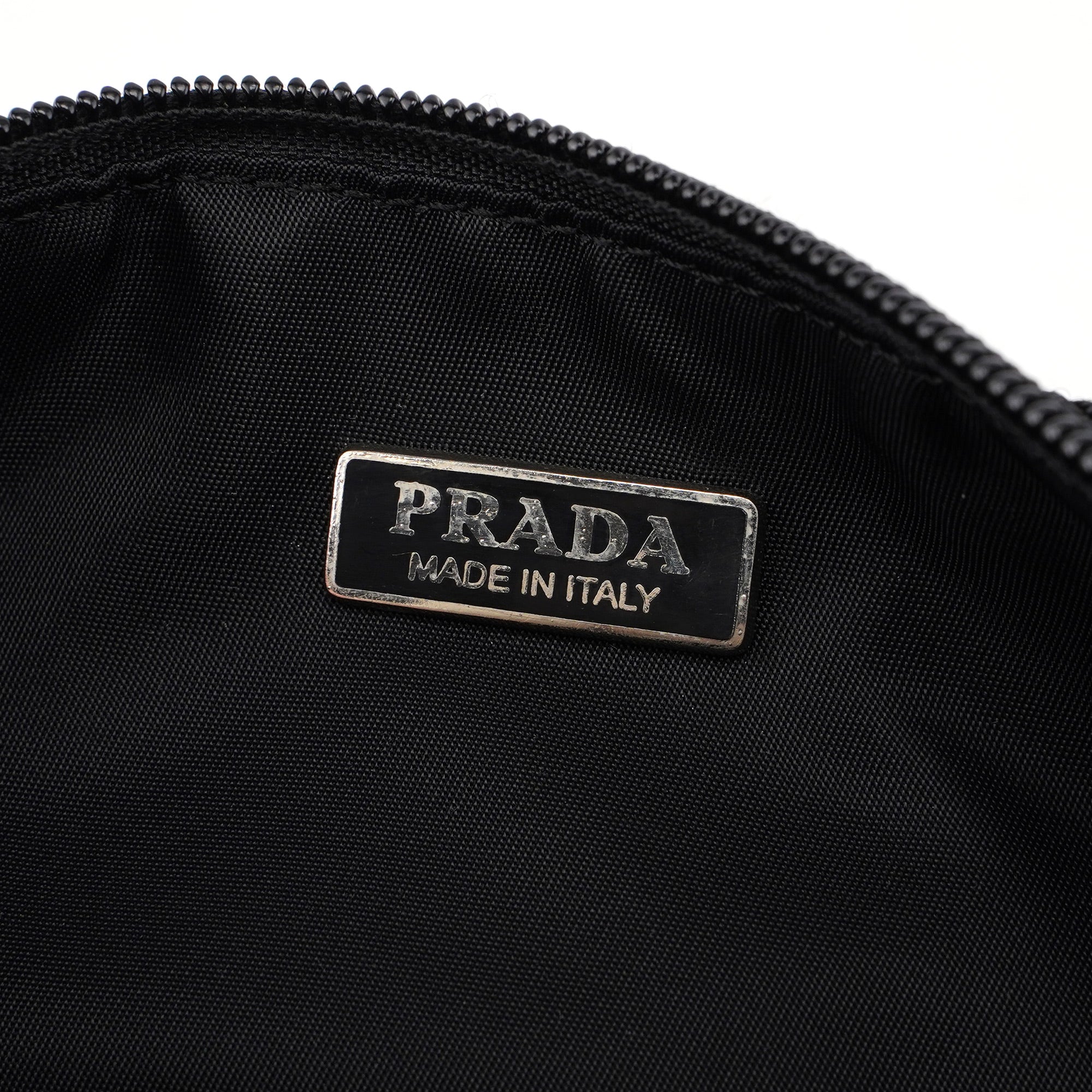 Prada Black Tessuto Mini Hobo Bag