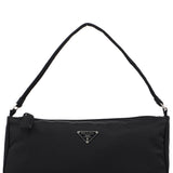 Prada Black Tessuto Mini Hobo Bag