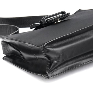 Prada Black Tessuto Nappa Buckle Shoulder Bag