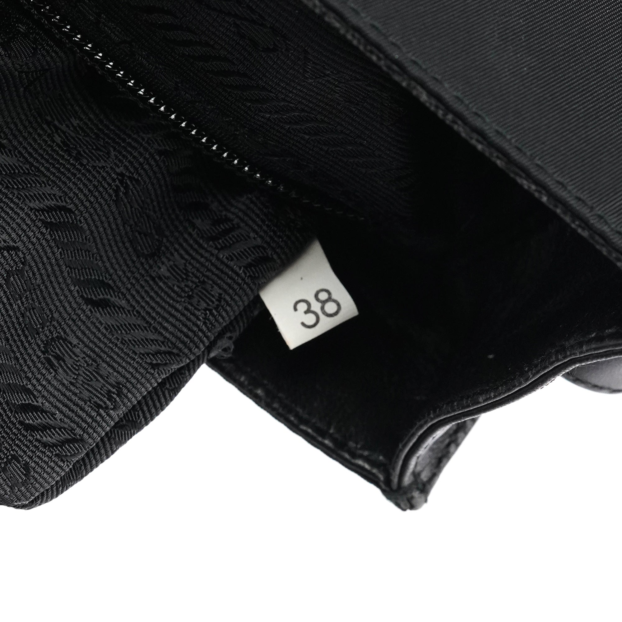 Prada Black Tessuto Nappa Buckle Shoulder Bag