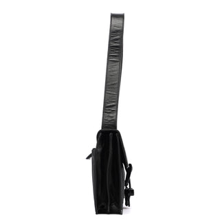 Prada Black Tessuto Nappa Buckle Shoulder Bag