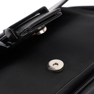 Prada Black Tessuto Nappa Buckle Shoulder Bag