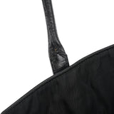 Prada Black Tessuto Nappa Leather Tote Bag