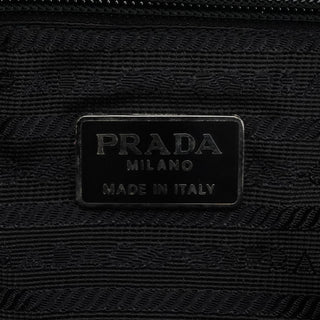 Prada Black Tessuto Nappa Leather Tote Bag
