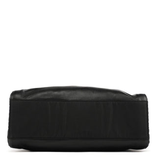 Prada Black Tessuto Nappa Leather Tote Bag
