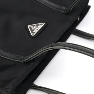 Prada Black Tessuto Nappa Nylon Tote Bag