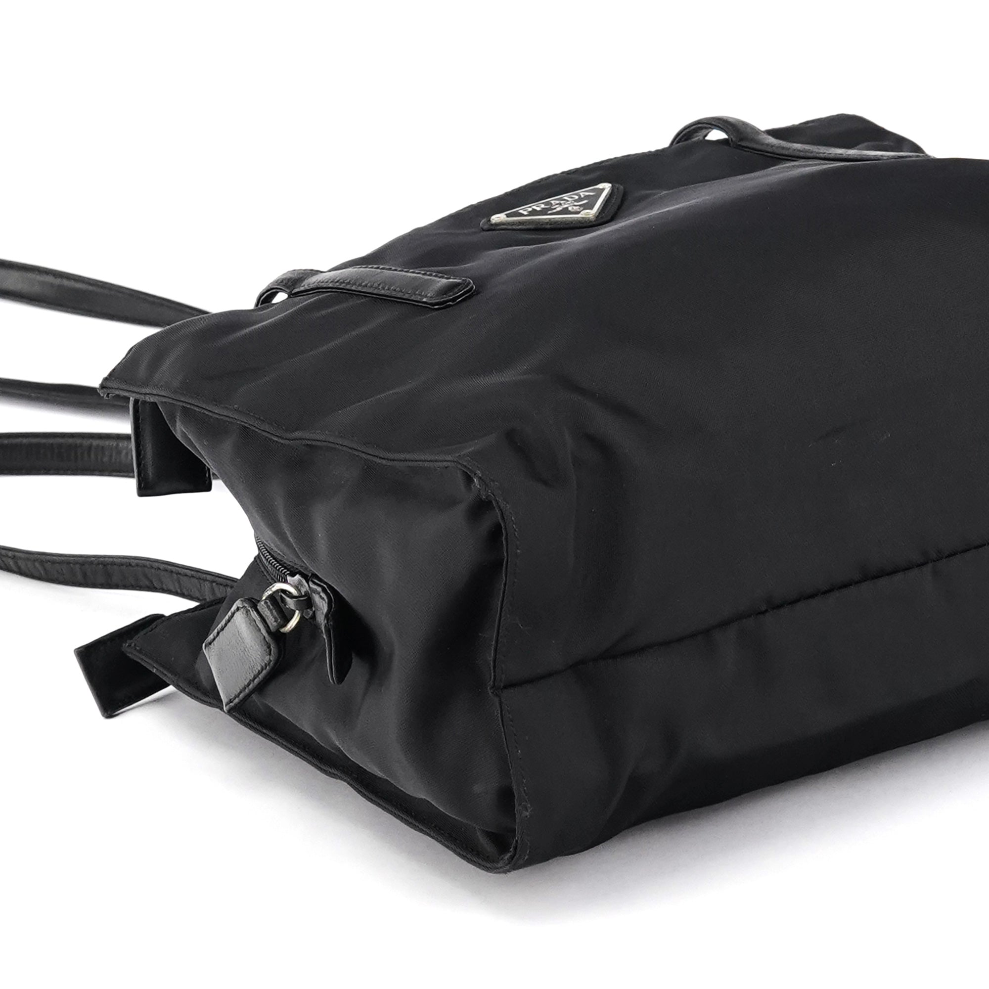 Prada Sac cabas Tessuto Nappa en nylon noir