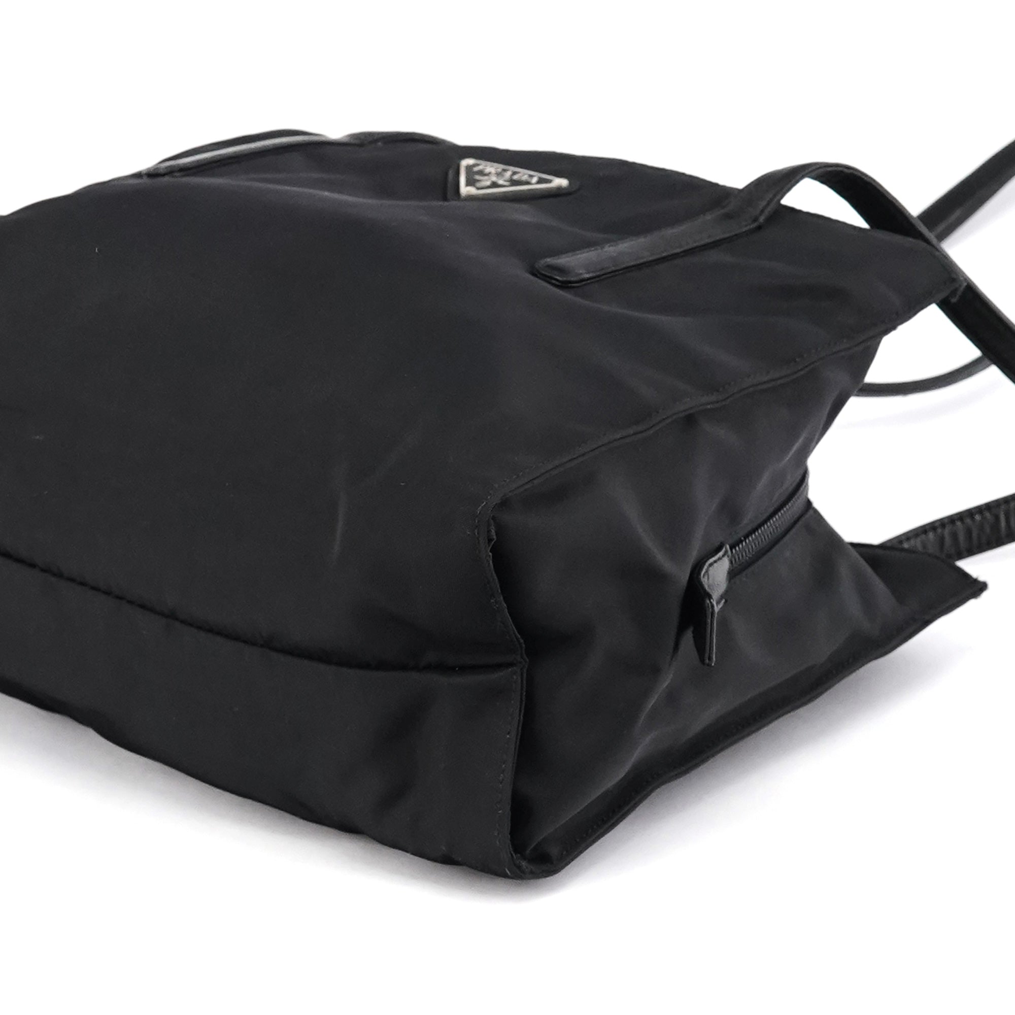 Prada Sac cabas Tessuto Nappa en nylon noir
