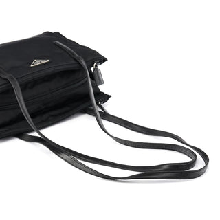 Prada Black Tessuto Nappa Nylon Tote Bag