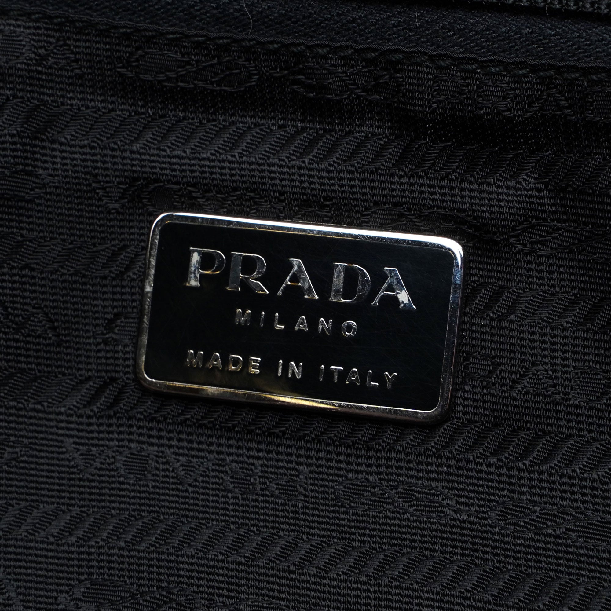 Prada Rucksack aus schwarzem Tessuto-Nylon
