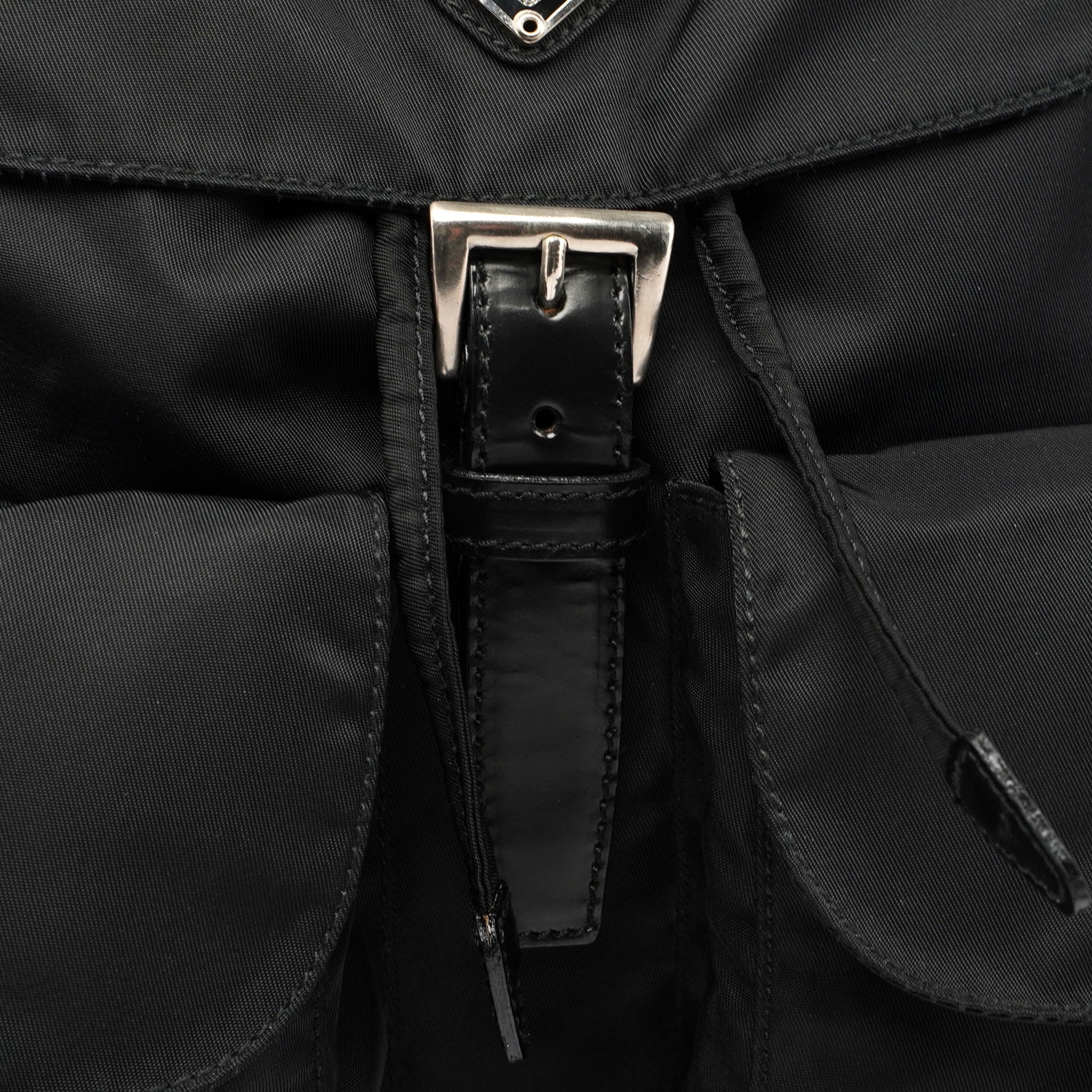 Prada Rucksack aus schwarzem Tessuto-Nylon