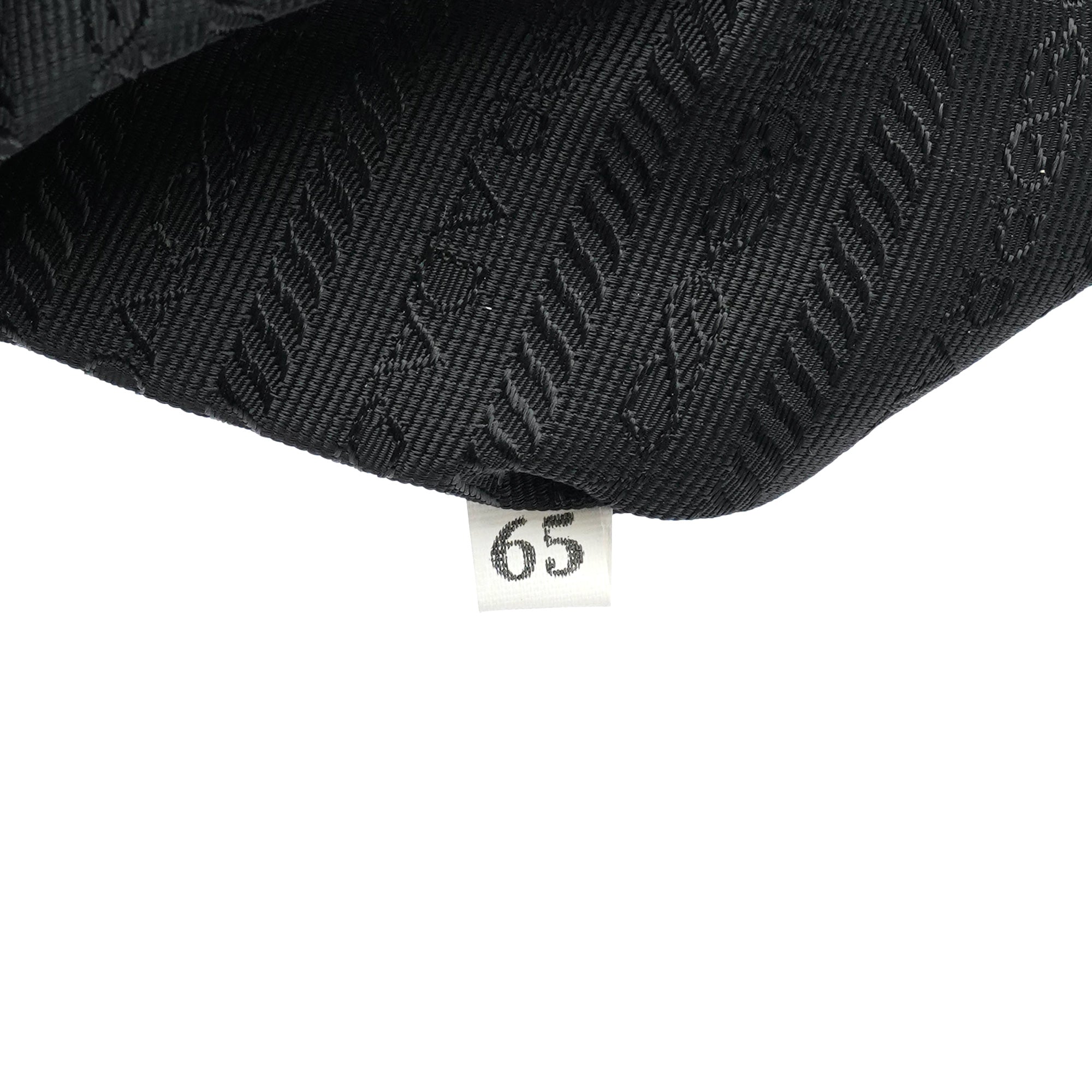 Prada Black Tessuto Nylon Buckle Top Handle Bag