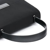 Prada Black Tessuto Nylon Buckle Top Handle Bag