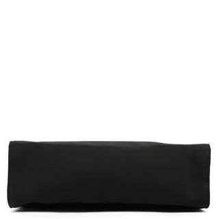 Prada Black Tessuto Nylon Buckle Top Handle Bag